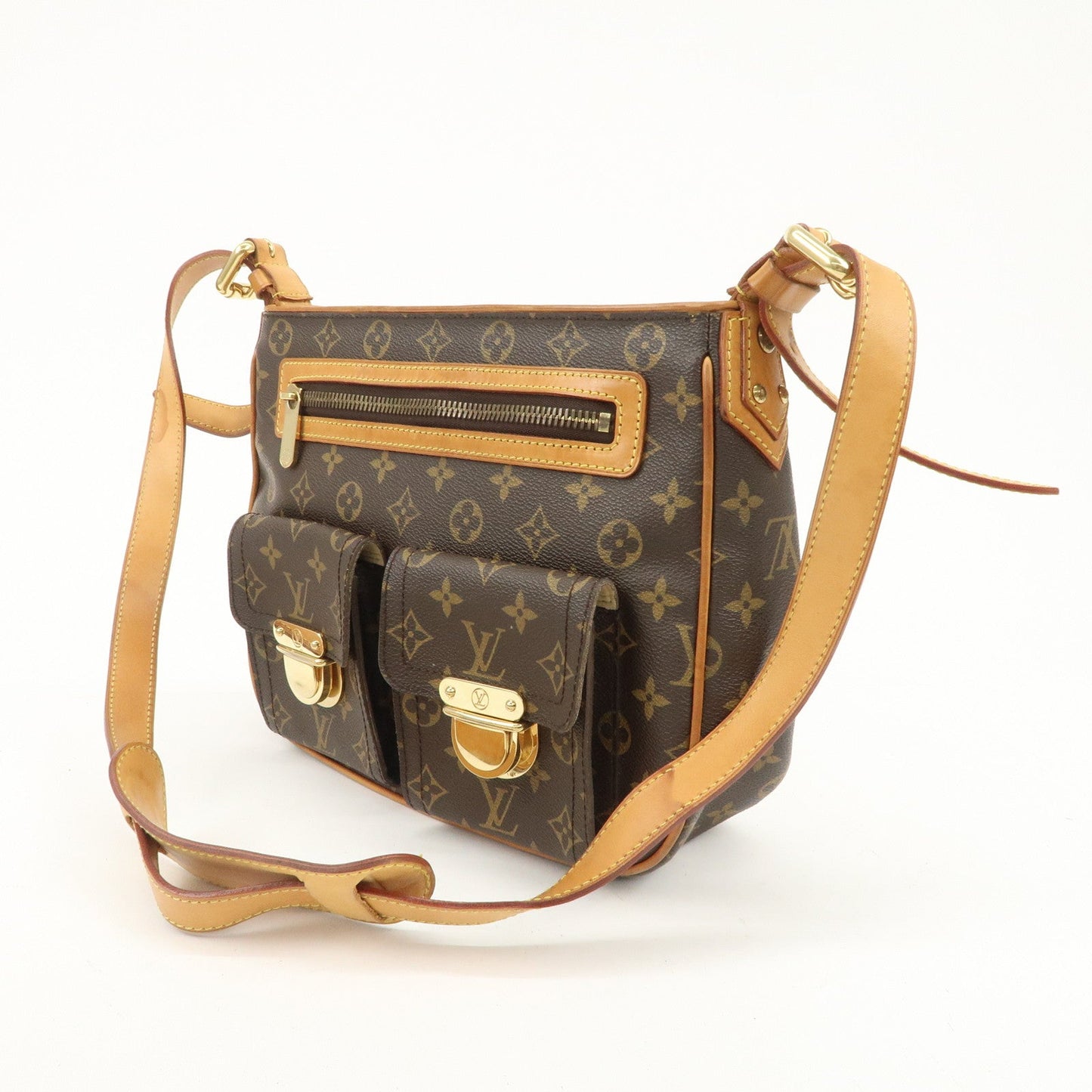 Louis Vuitton Monogram Hudson GM Shoulder Bag M40045