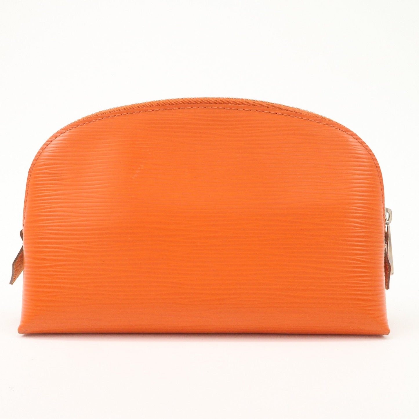 Louis Vuitton Epi Pochette Cosmetic PM Pouch Pimont Orange M40642