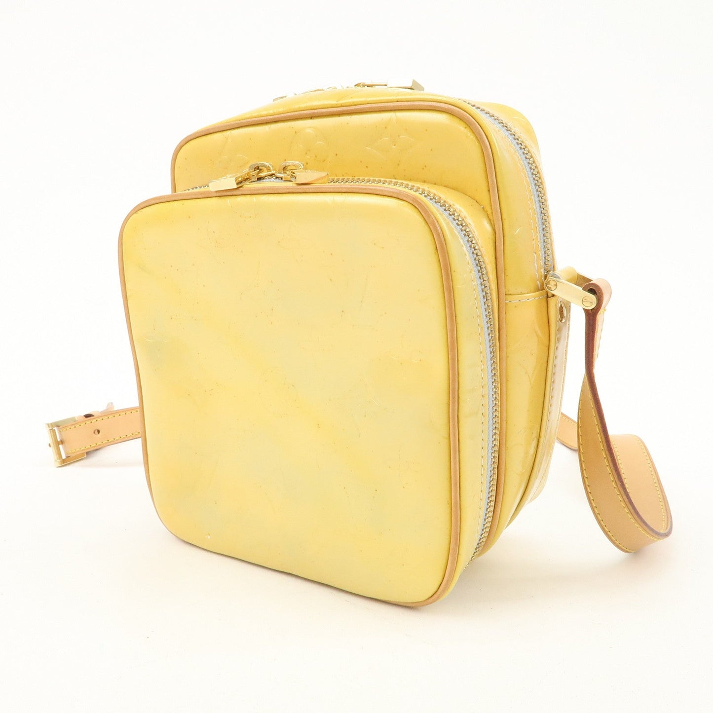 Louis Vuitton Monogram Vernis Leather Worcester Shoulder Bag M91075