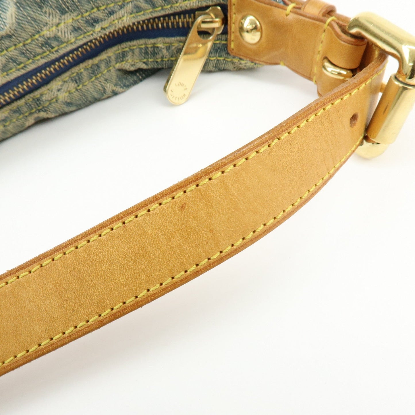 Louis Vuitton Monogram Denim Baggy PM 2Way Bag Shoulder Bag M95049