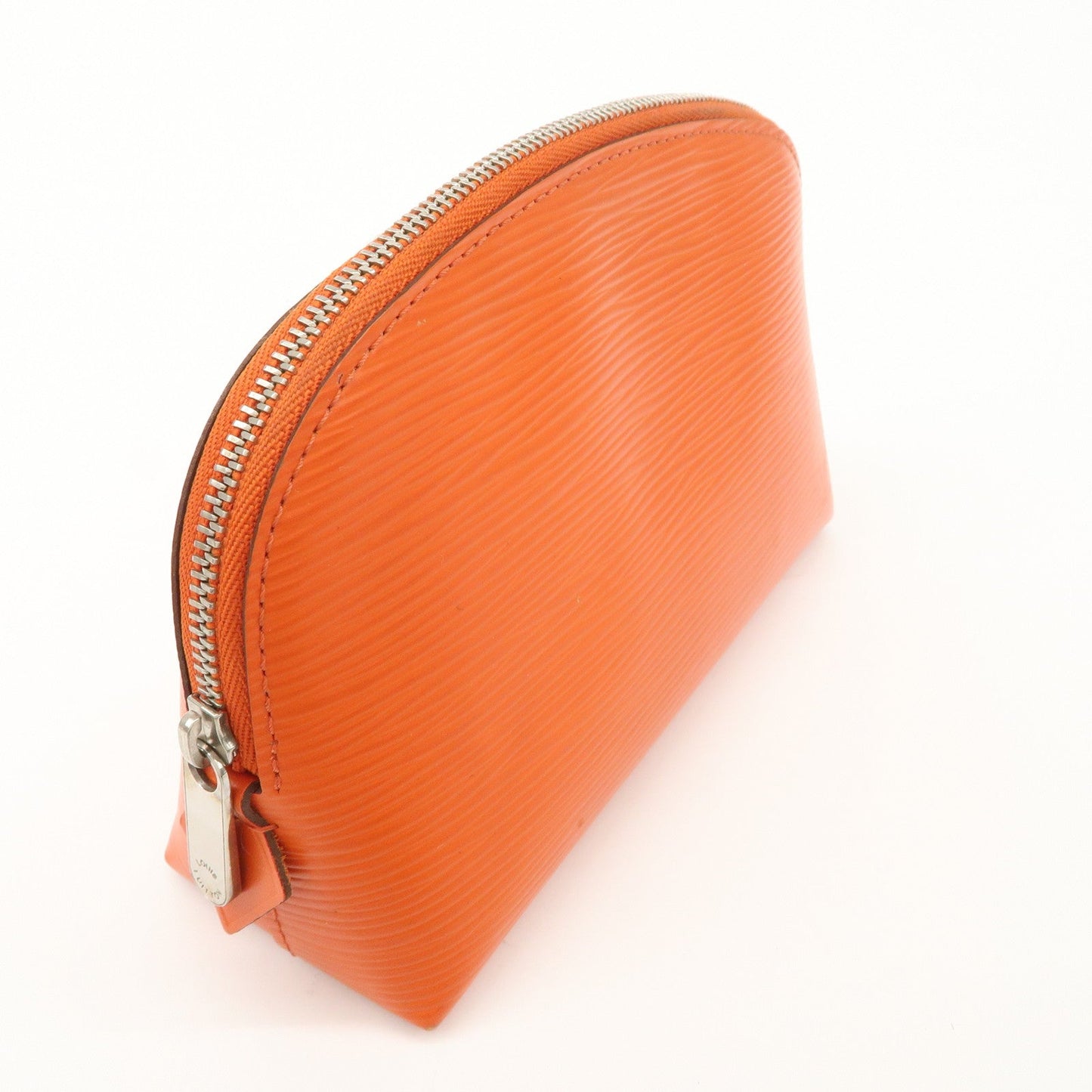 Louis Vuitton Epi Pochette Cosmetic PM Pouch Pimont Orange M40642