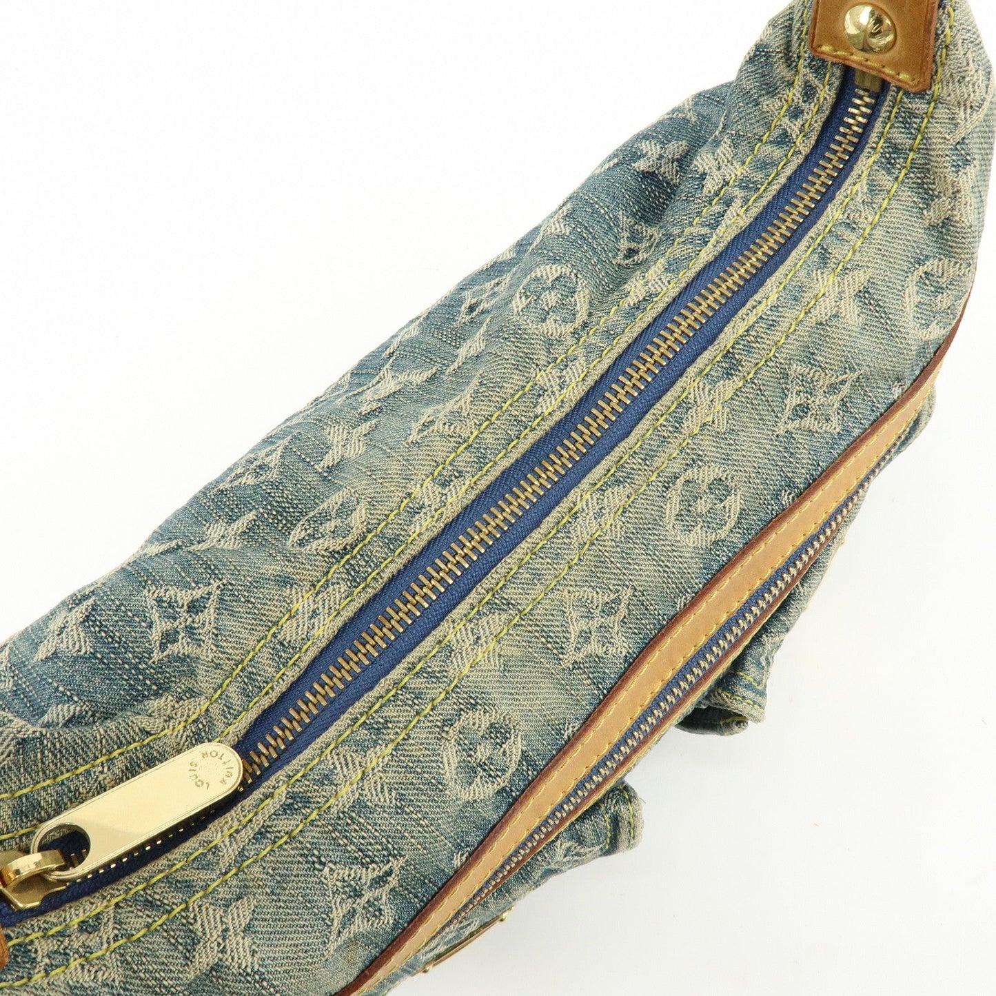 Louis Vuitton Monogram Denim Baggy PM 2Way Bag Shoulder Bag M95049