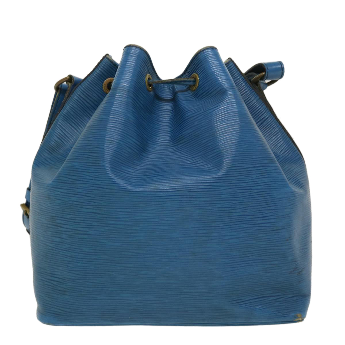 LOUIS VUITTON Epi Petit Noe Shoulder Bag Blue M44105 LV  ds528