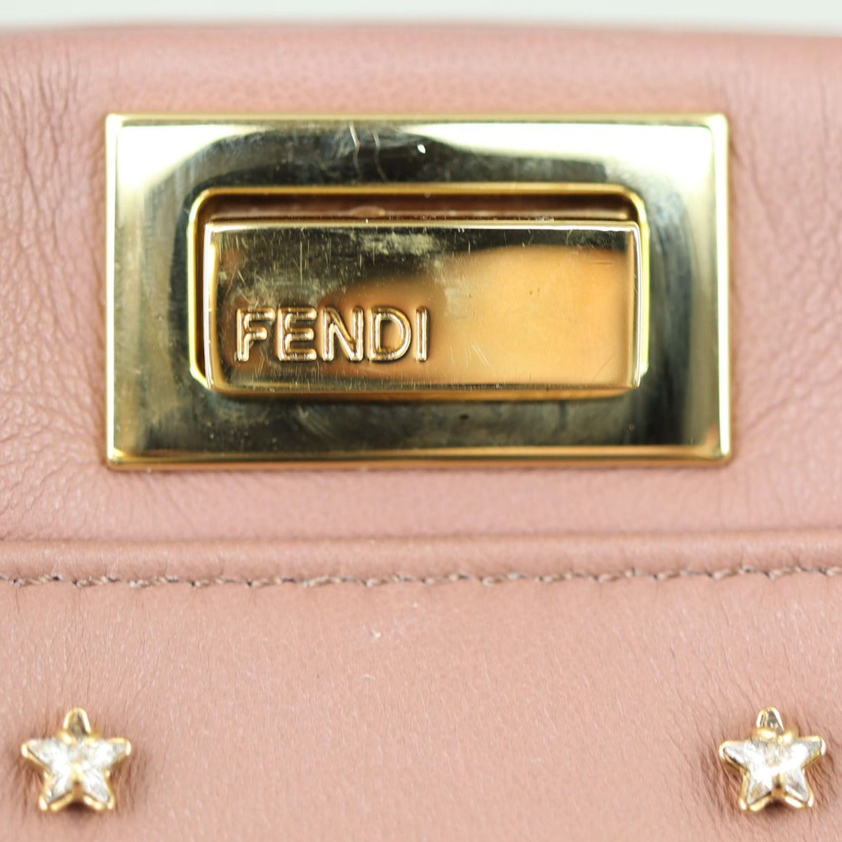 Fendi Star Crystal Embellished XS Iconic Peekaboo