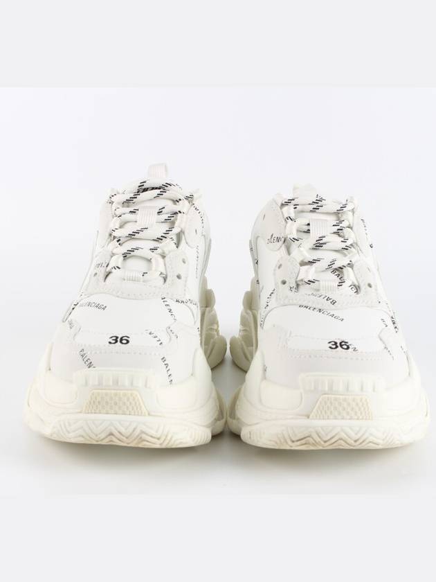 Luxury Balenciaga Trending 2026 Triple S Multi Logo White 36 230