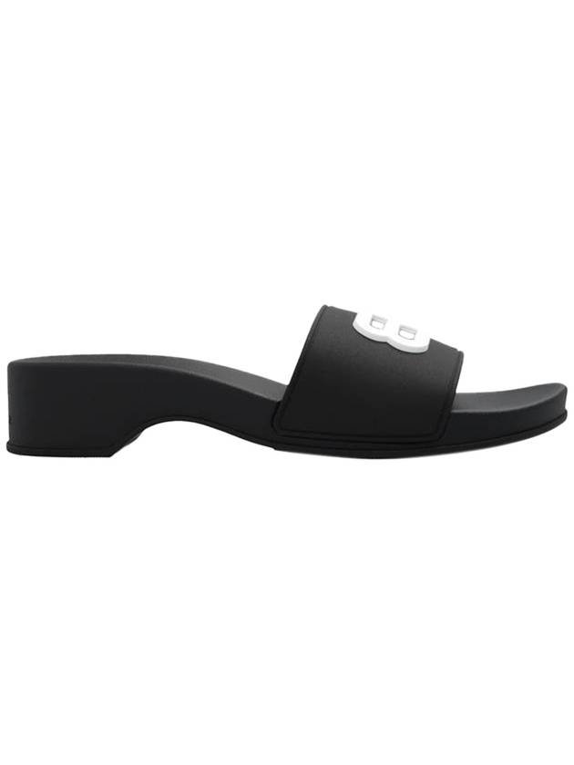 Luxury Balenciaga Trending 2026 Rubber Slippers Black