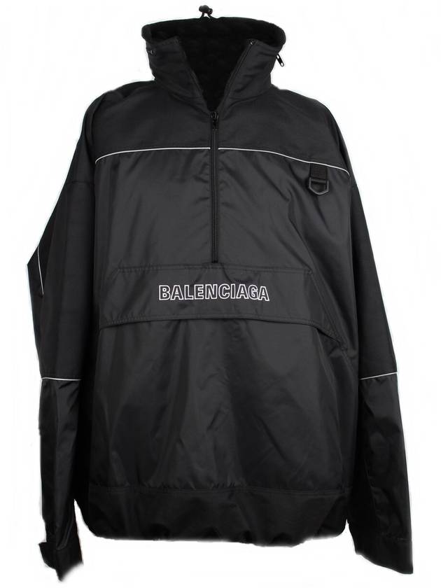 Luxury Balenciaga Trending 2026 Logo Anorak Black 46