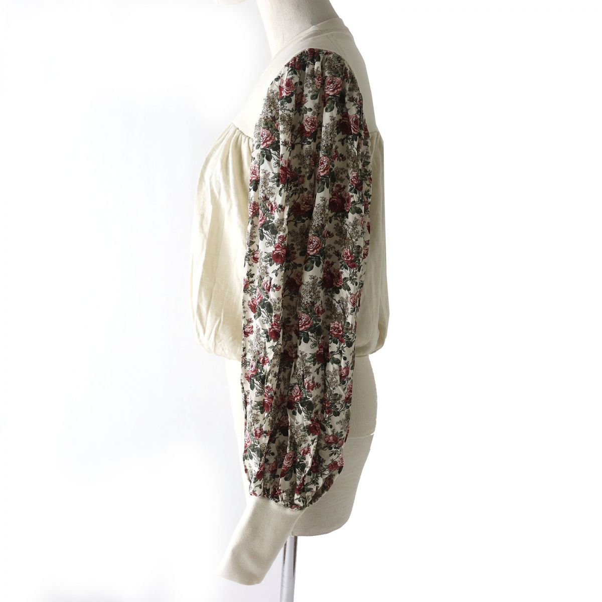 LOUIS VUITTON knit Main: 33% wool, Main: 32% cashmere, Main: 28% silk, Main: 5% nylon, Main: 2% polyurethane, Part: 100% silk Light beige x multicolor Women S