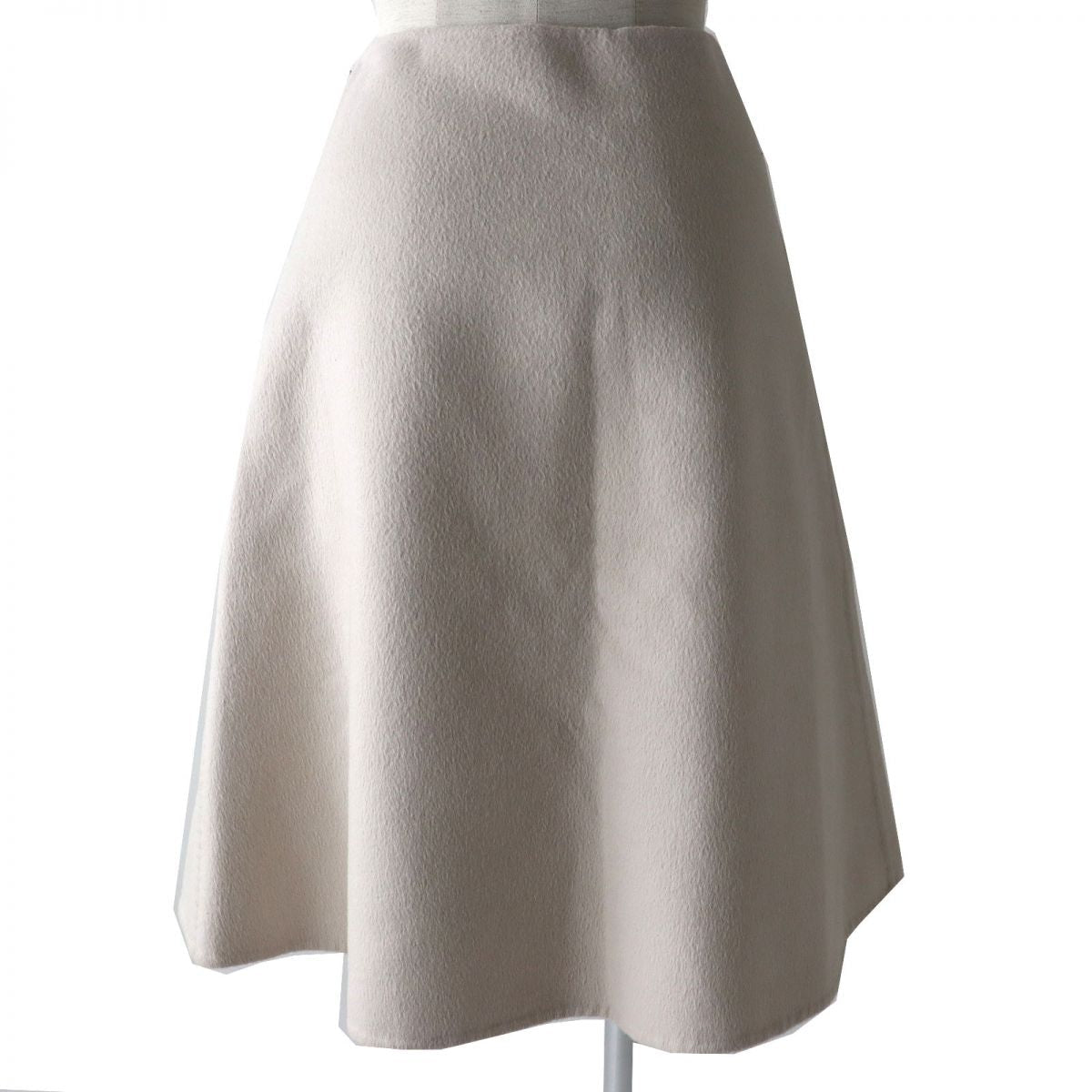 PRADA skirt Main: 50% virgin wool, Main: 45% angora, Main: 5% cashmere Light beige (closer to white) Women 38