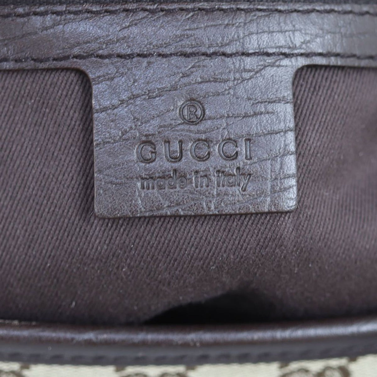 Gucci GG Canvas Bamboo Bullet Bag