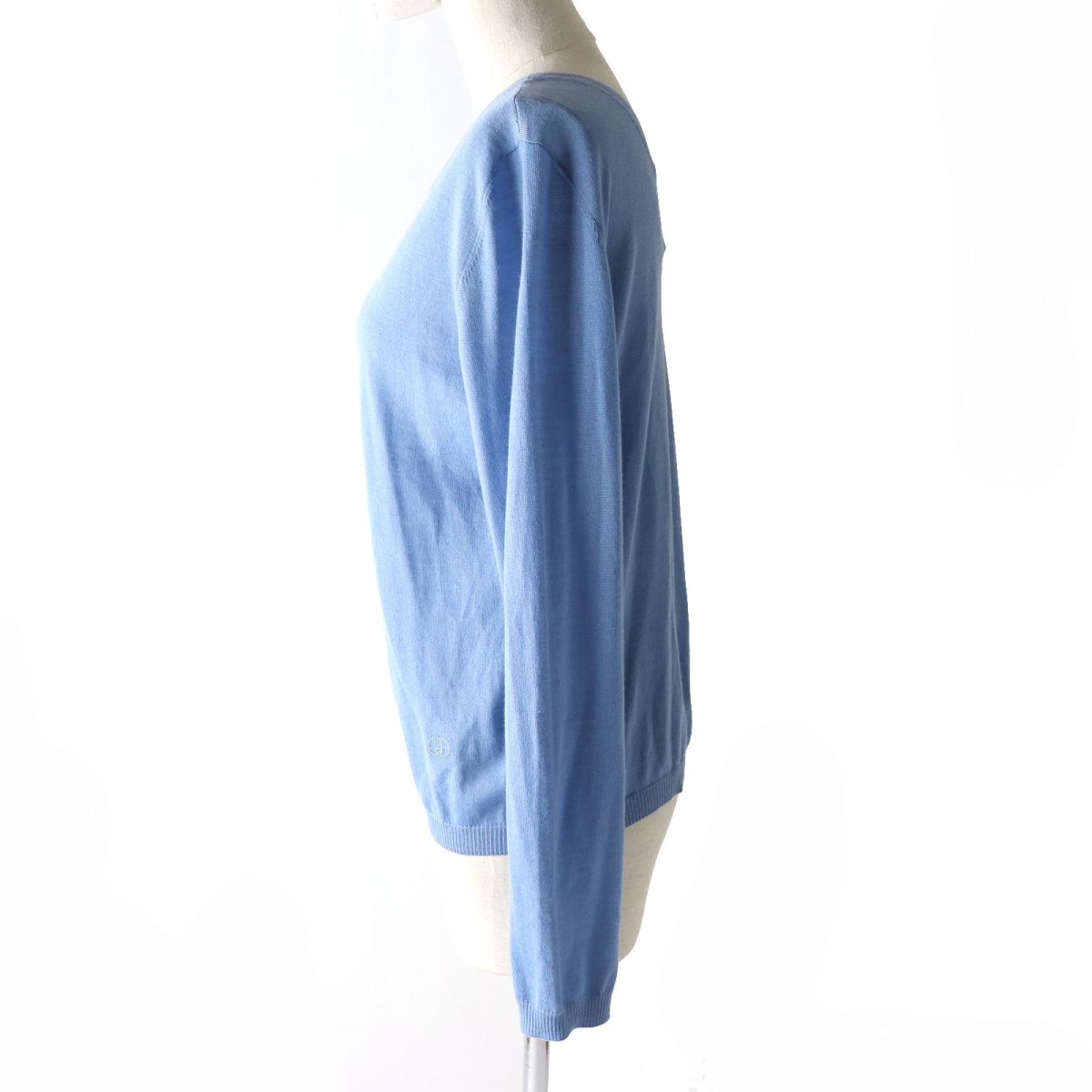 GUCCI knit Main: 100% cashmere Blue type Women M