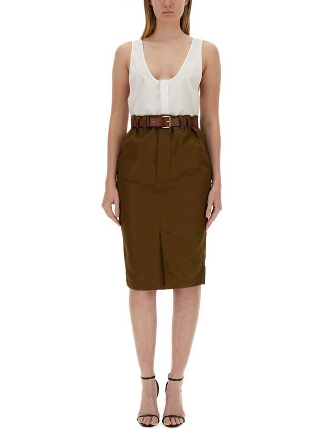 Luxury Saint Laurent Trending 2025 Semi See-through Henry Tank Top 790074Y227W