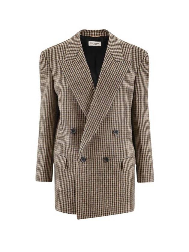 Luxury Saint Laurent Trending 2025 Double Breasted Blazer Jacket Beige