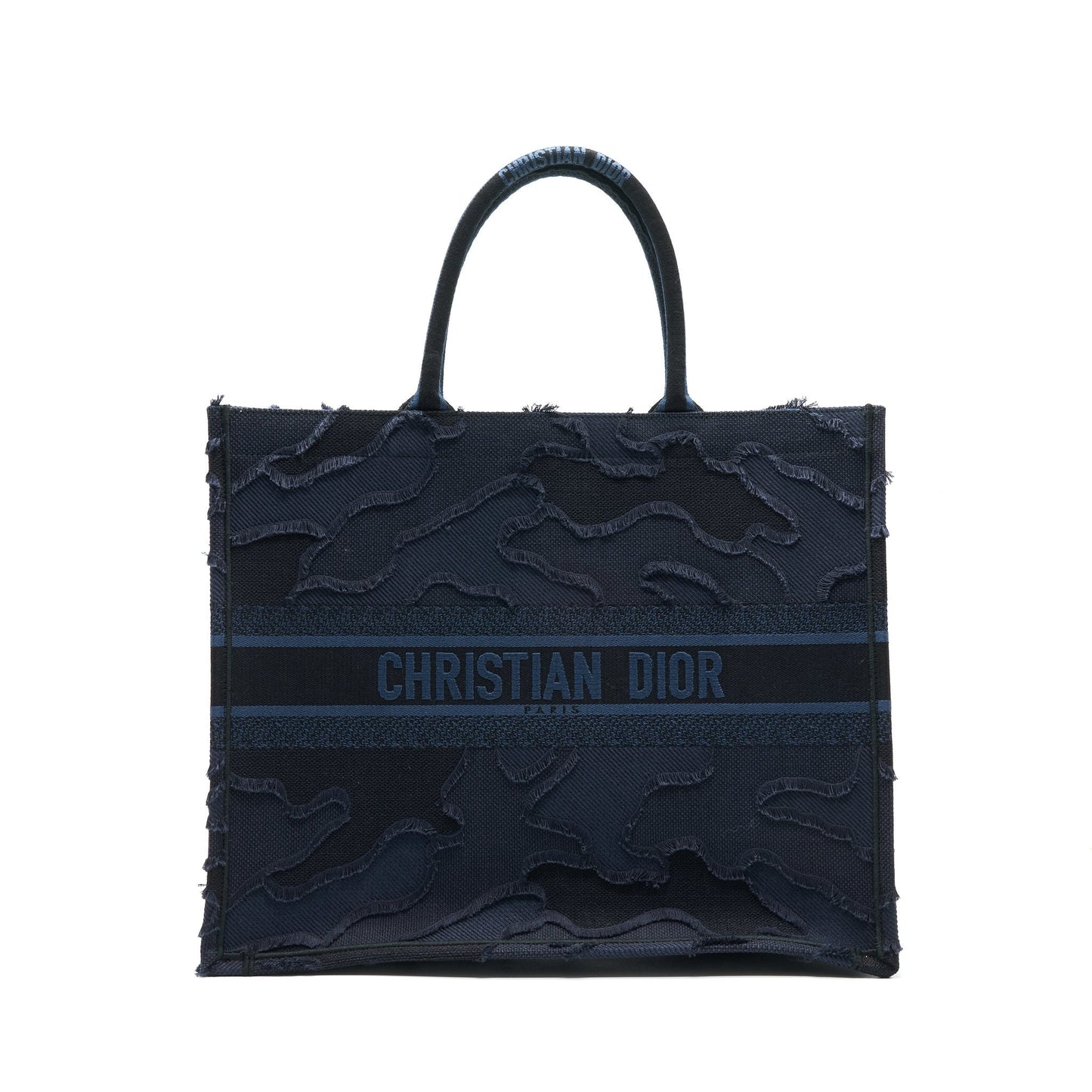 Christian Dior Book Tote Denim Blue