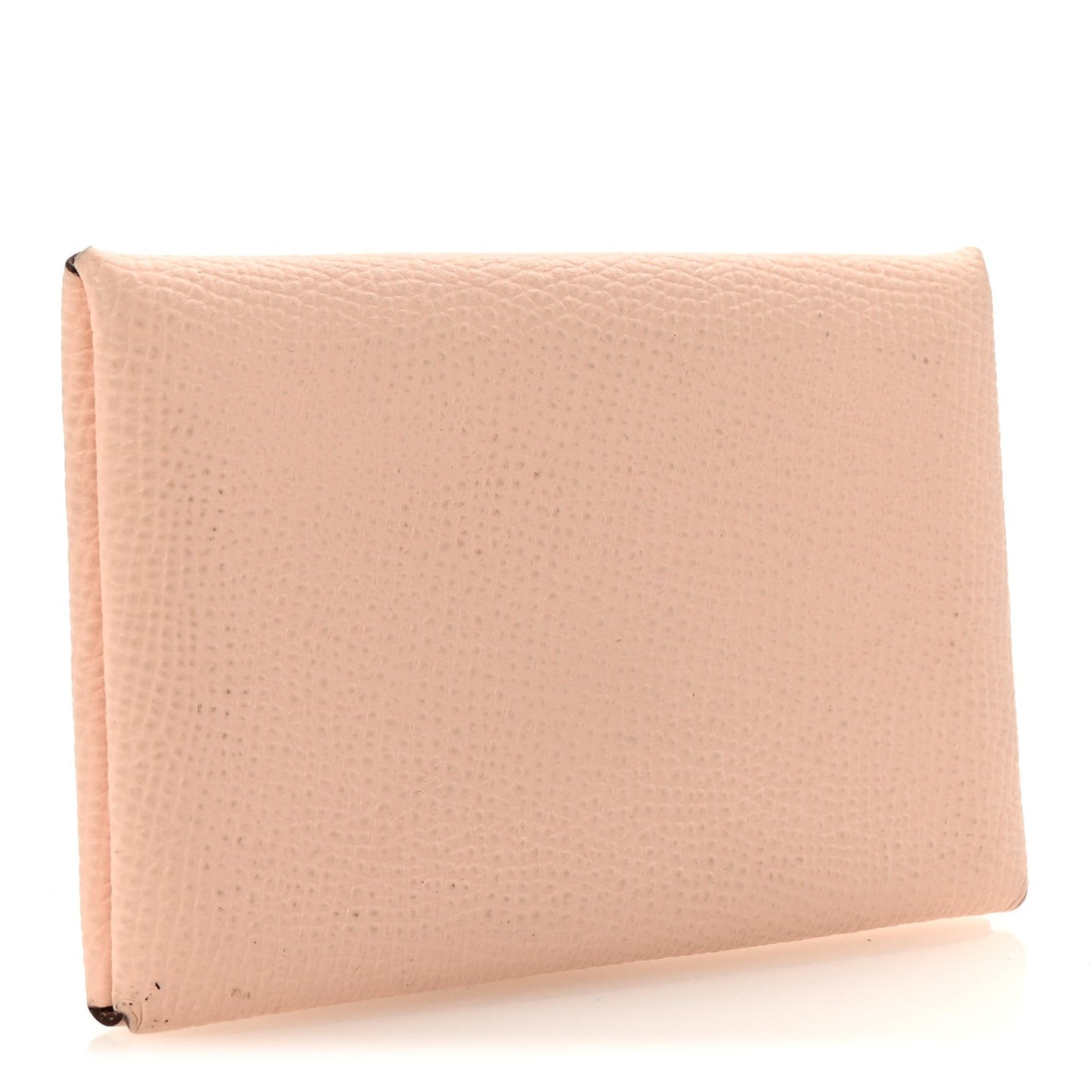 Hermes Epsom Calvi Card Case Rose Eglantine