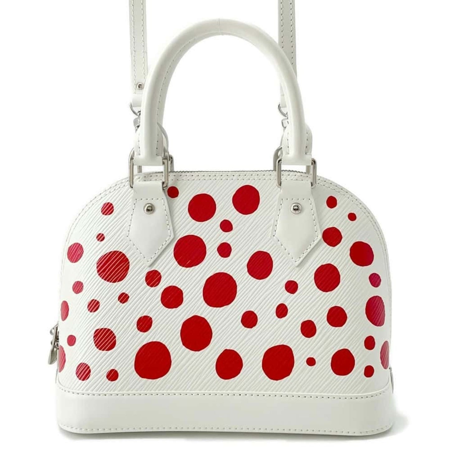 Louis Vuitton Blanc Rouge Epi Leather Handbag