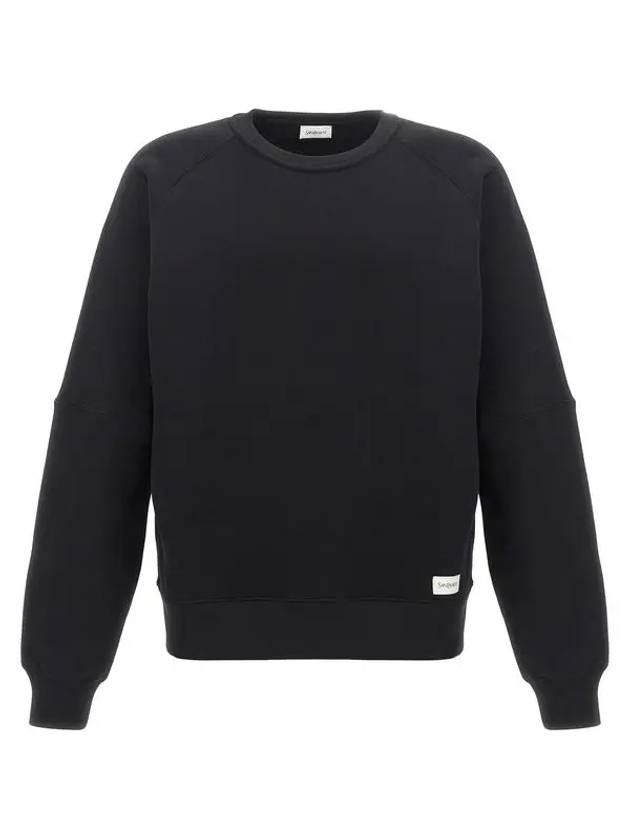 Luxury Saint Laurent Trending 2025 Cotton Sweatshirt Black
