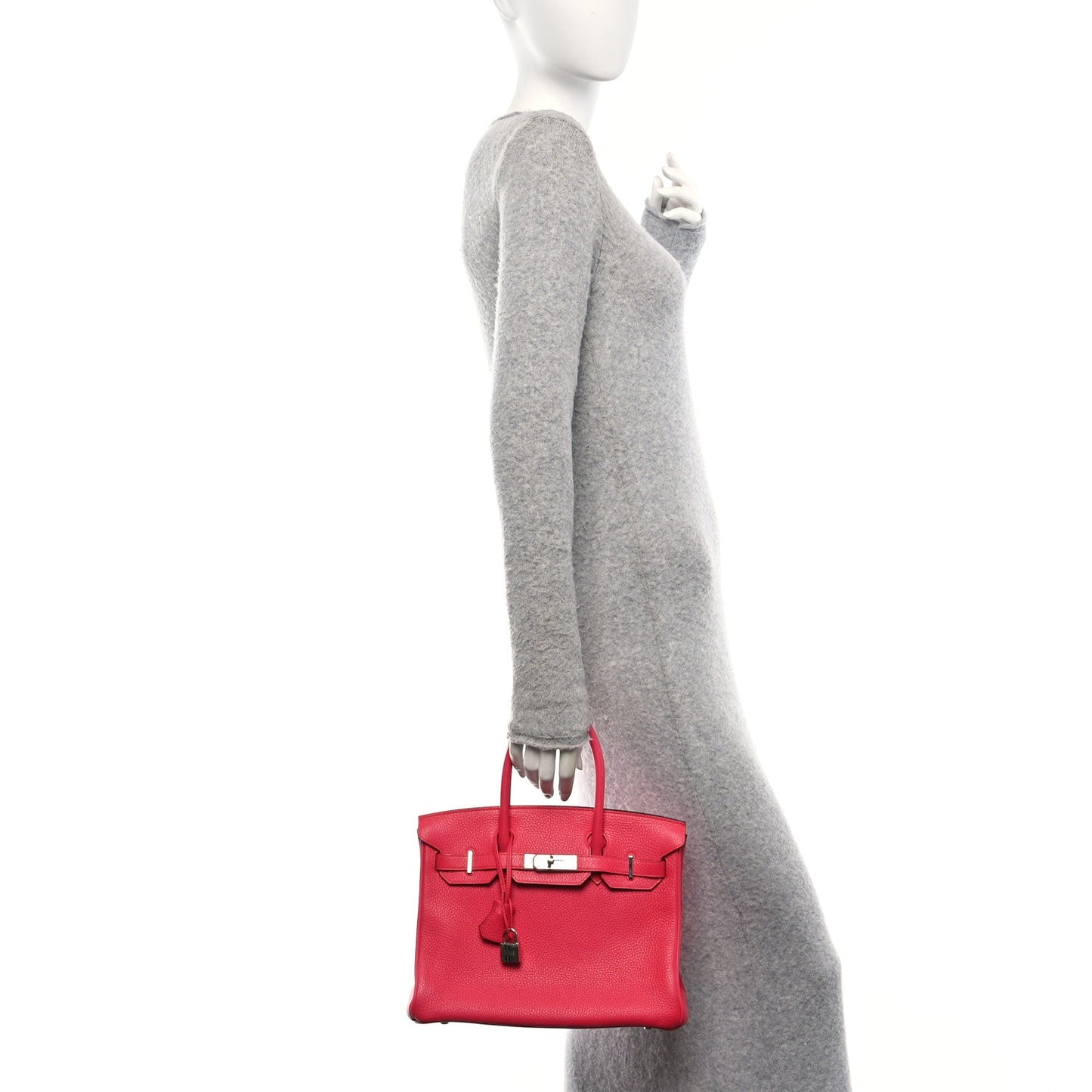Hermes Togo Birkin 30 Rose Extreme