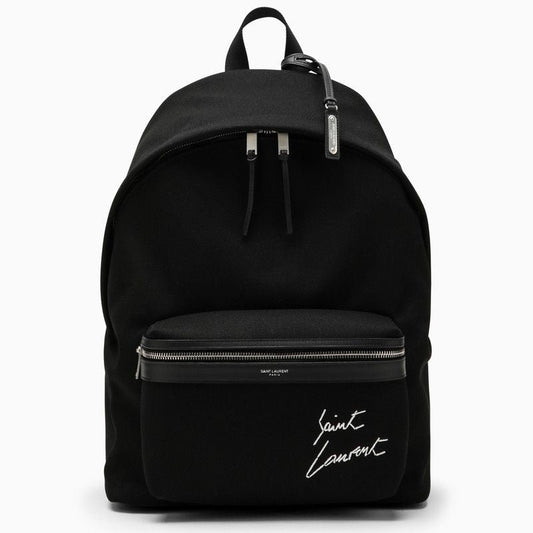 Luxury Saint Laurent Trending 2025 Men's City Backpack in Black | Size UNICA | 534968FAAVV