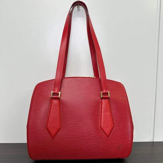 Louis Vuitton Epi Voltaire Shoulder Bag Red Leather LB123203