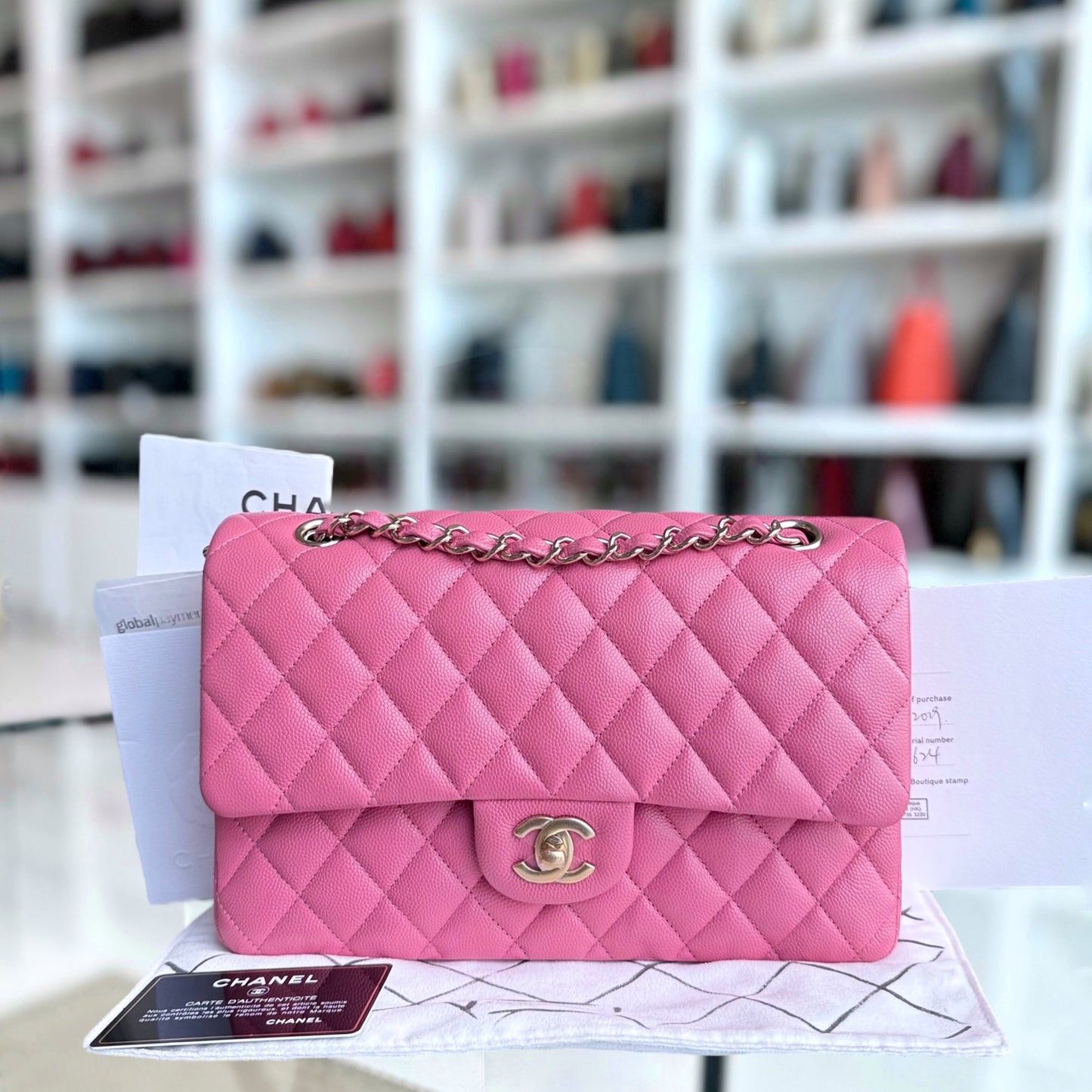 Chanel Classic Flap Medium Shoulder Bag - EworeBags