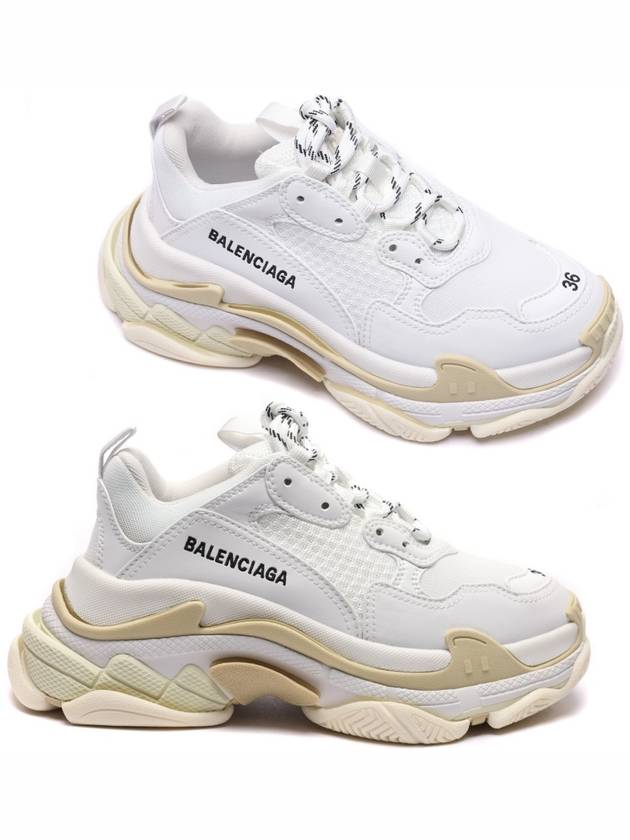 Luxury Balenciaga Trending 2026 Triple S Low-Top Sneakers White