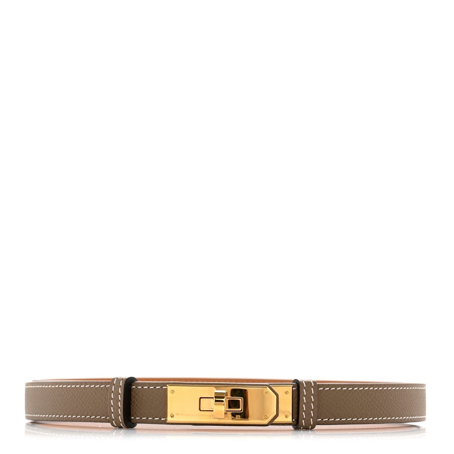 Hermes Epsom Kelly Belt Etoupe