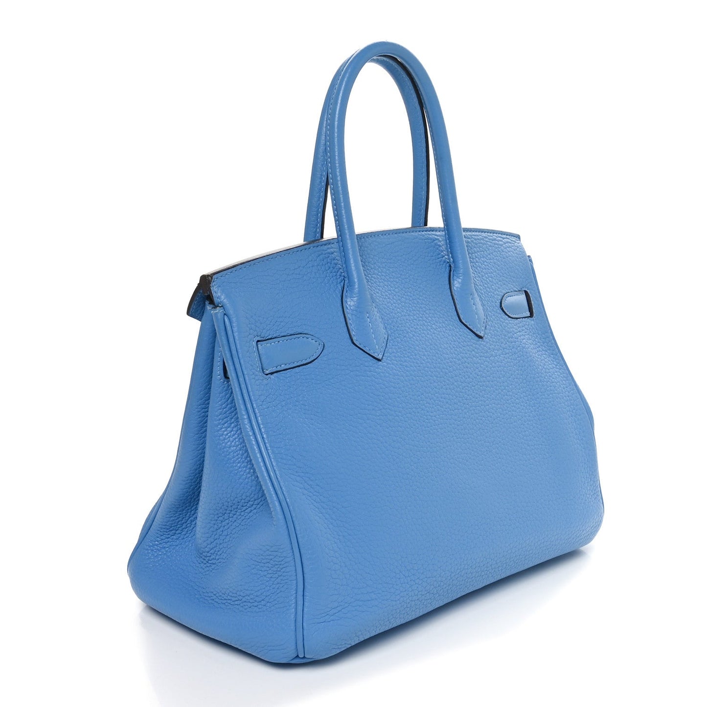 Hermes Taurillon Clemence Birkin 30 Bleu Paradis
