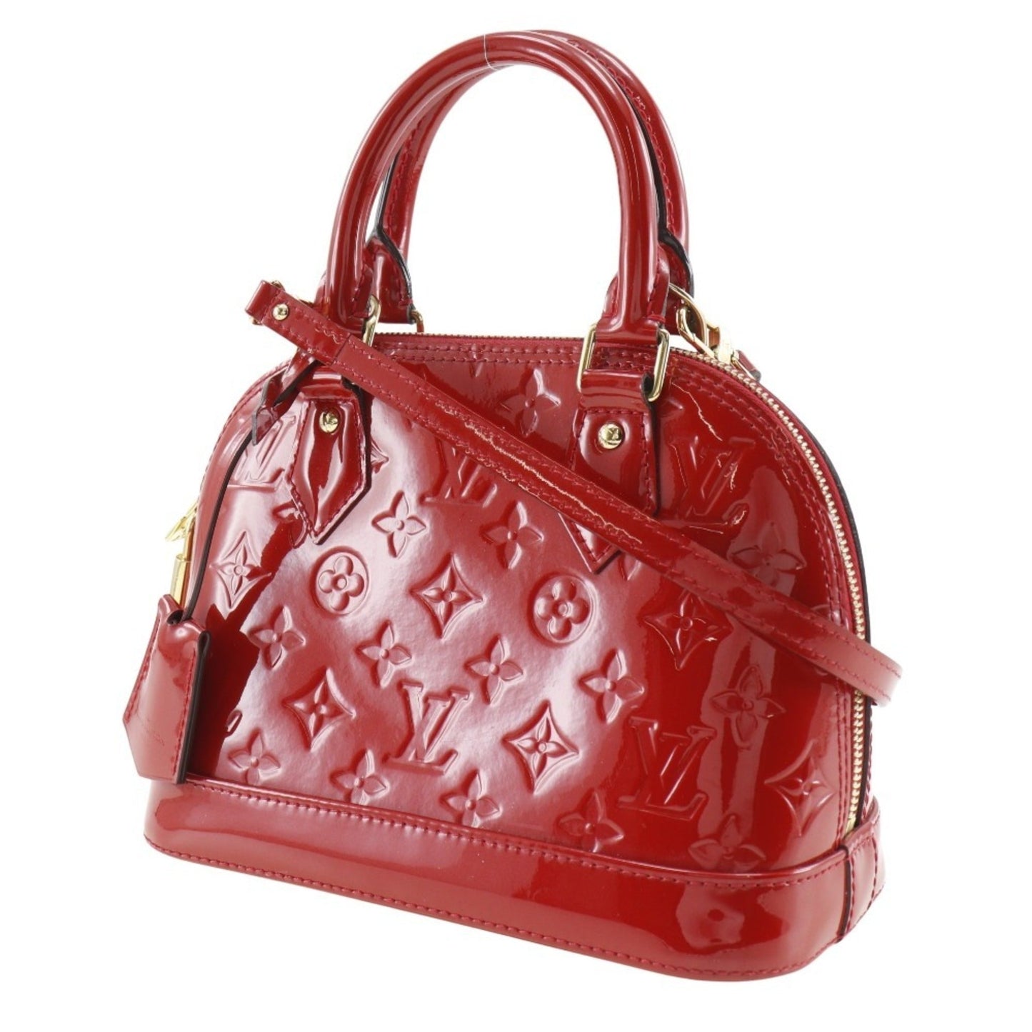 Louis Vuitton Cerise Color Monogram Vernis Handbag