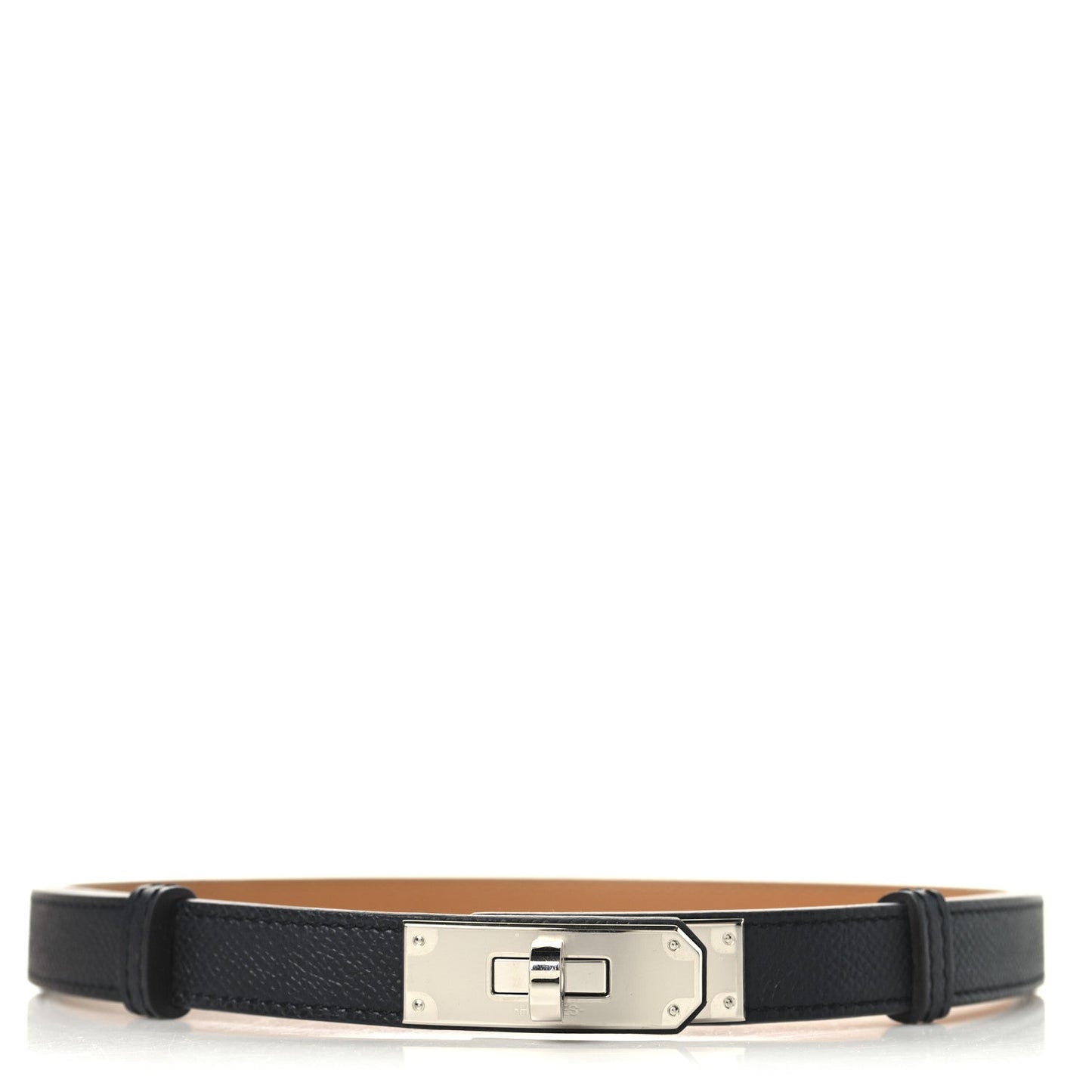 Hermes Epsom Kelly Belt Black