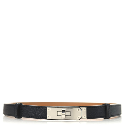 Hermes Epsom Kelly Belt Black