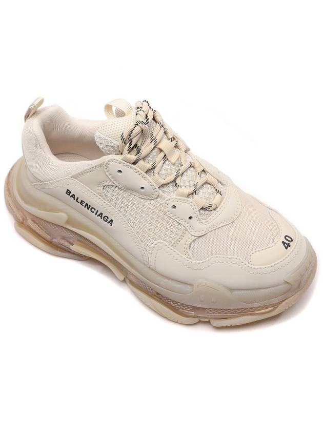 Luxury Balenciaga Trending 2026 Triple S Clear Sole Low Top Sneakers Beige