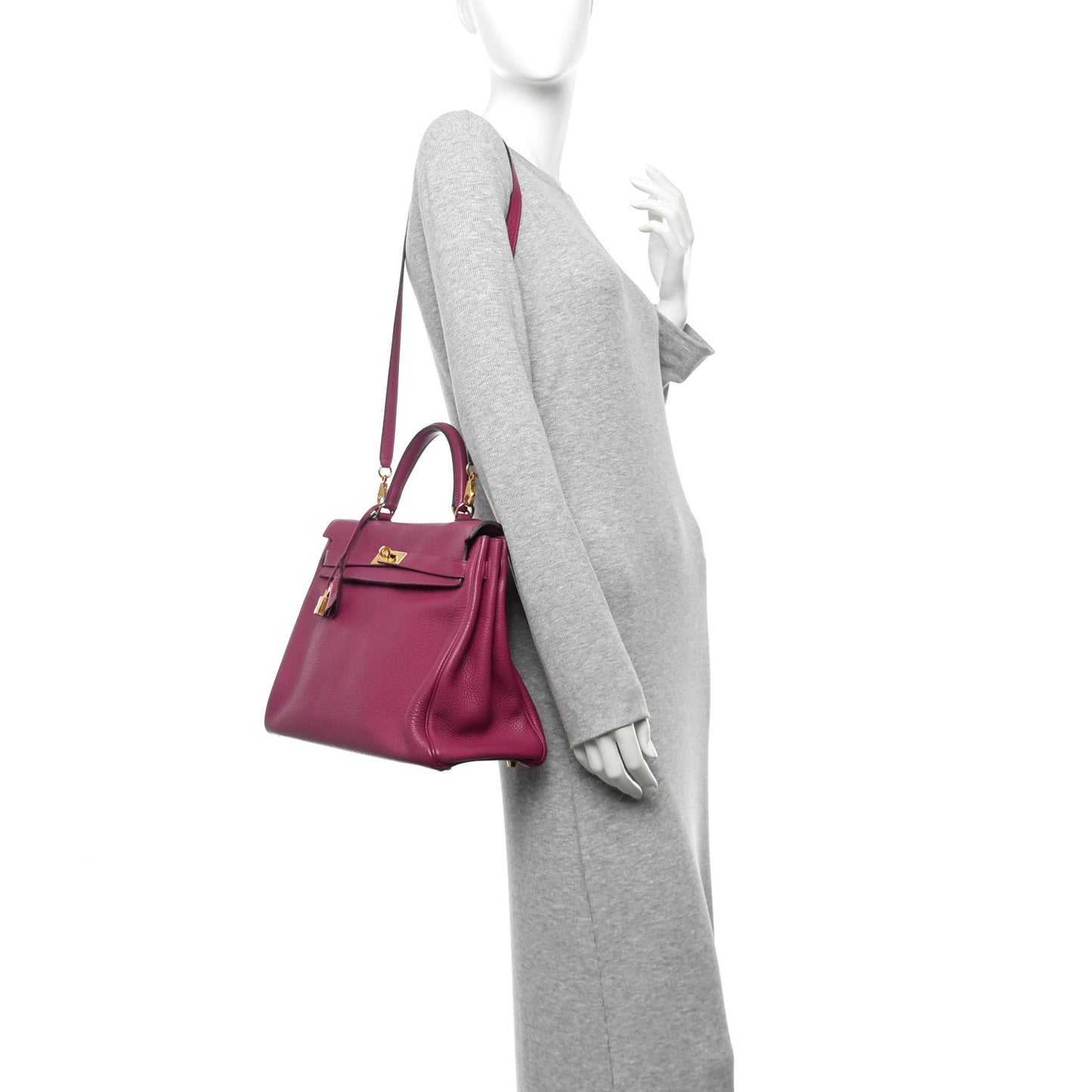 Hermes Taurillon Clemence Kelly Retourne 32 Tosca