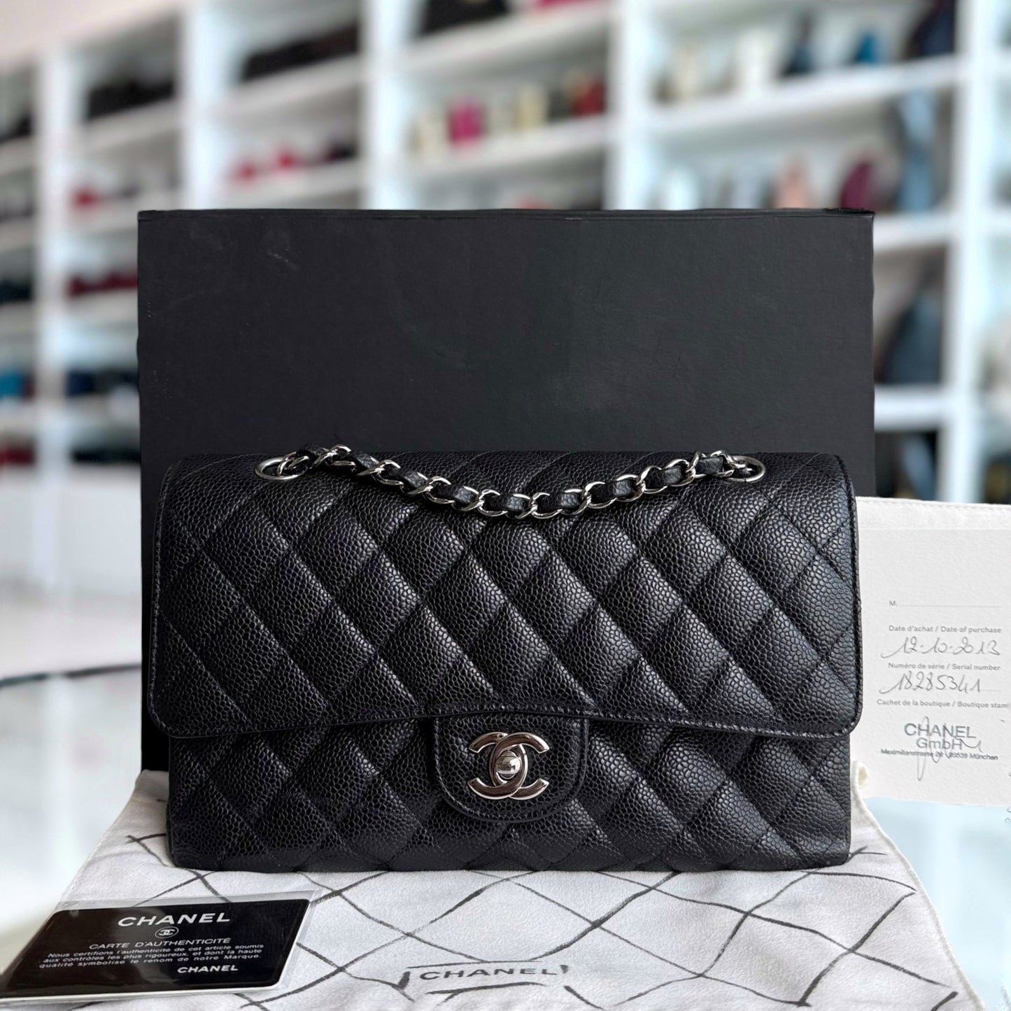 Chanel Classic Flap Medium Shoulder Bag - EworeBags