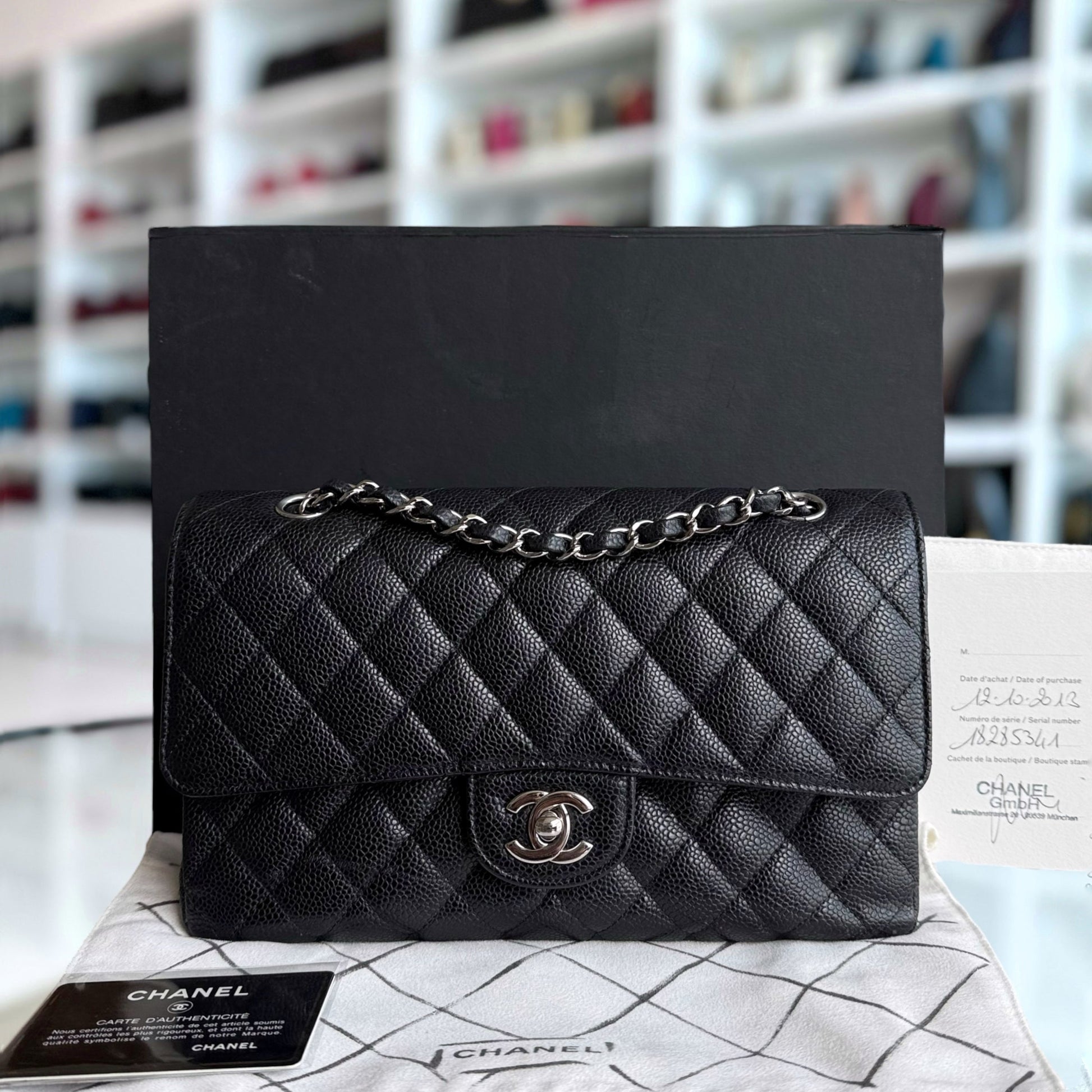 Chanel Classic Flap Medium Shoulder Bag - EworeBags