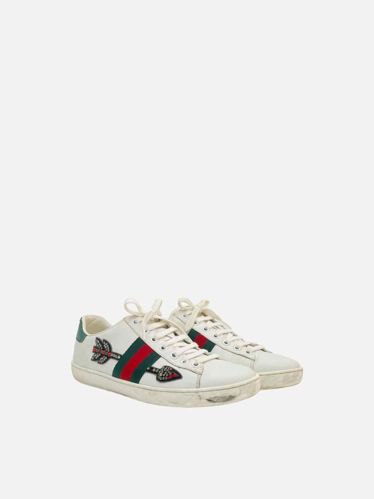 GUCCI Ace White Arrow Size EU 37 Sneakers