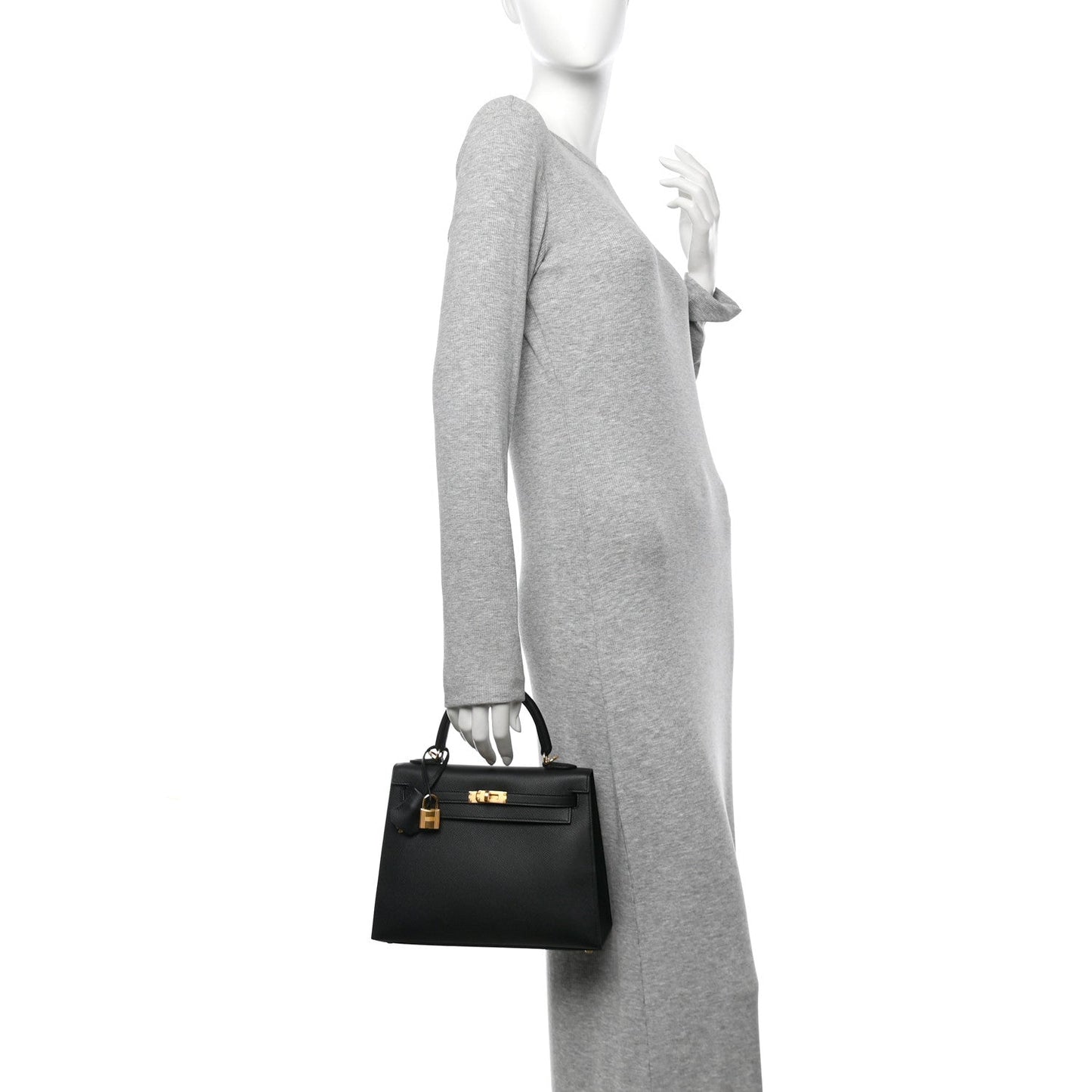 Hermes Epsom Kelly Sellier 25 Black