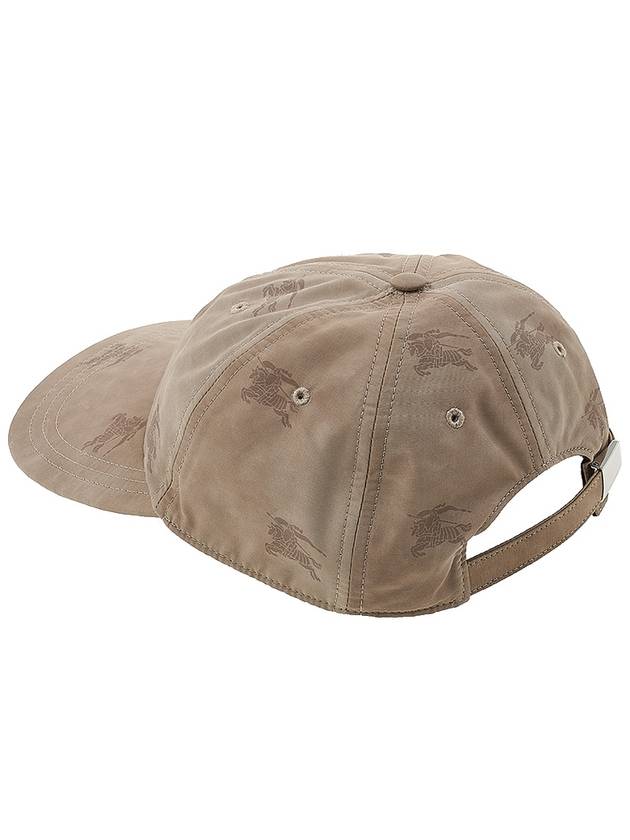 Luxury Burberry EKD Technical Cotton Base Ball Cap Beige