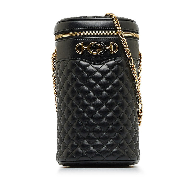 Gucci Zumi Horsebit Leather Bucket Bag