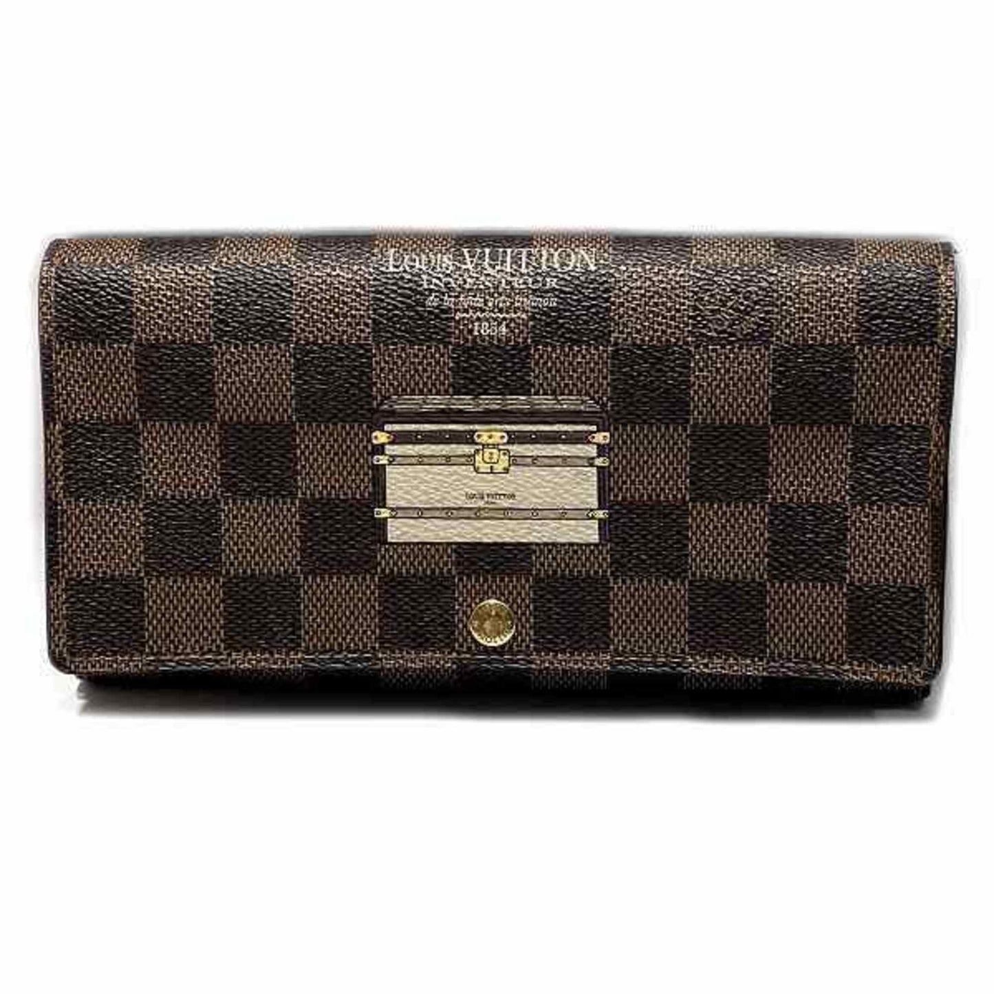 Louis Vuitton Damier Damier Canvas Ebene Galle Wallet (Bi-Fold)