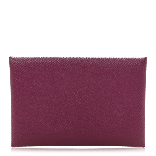 Hermes Epsom Calvi Card Case Tosca