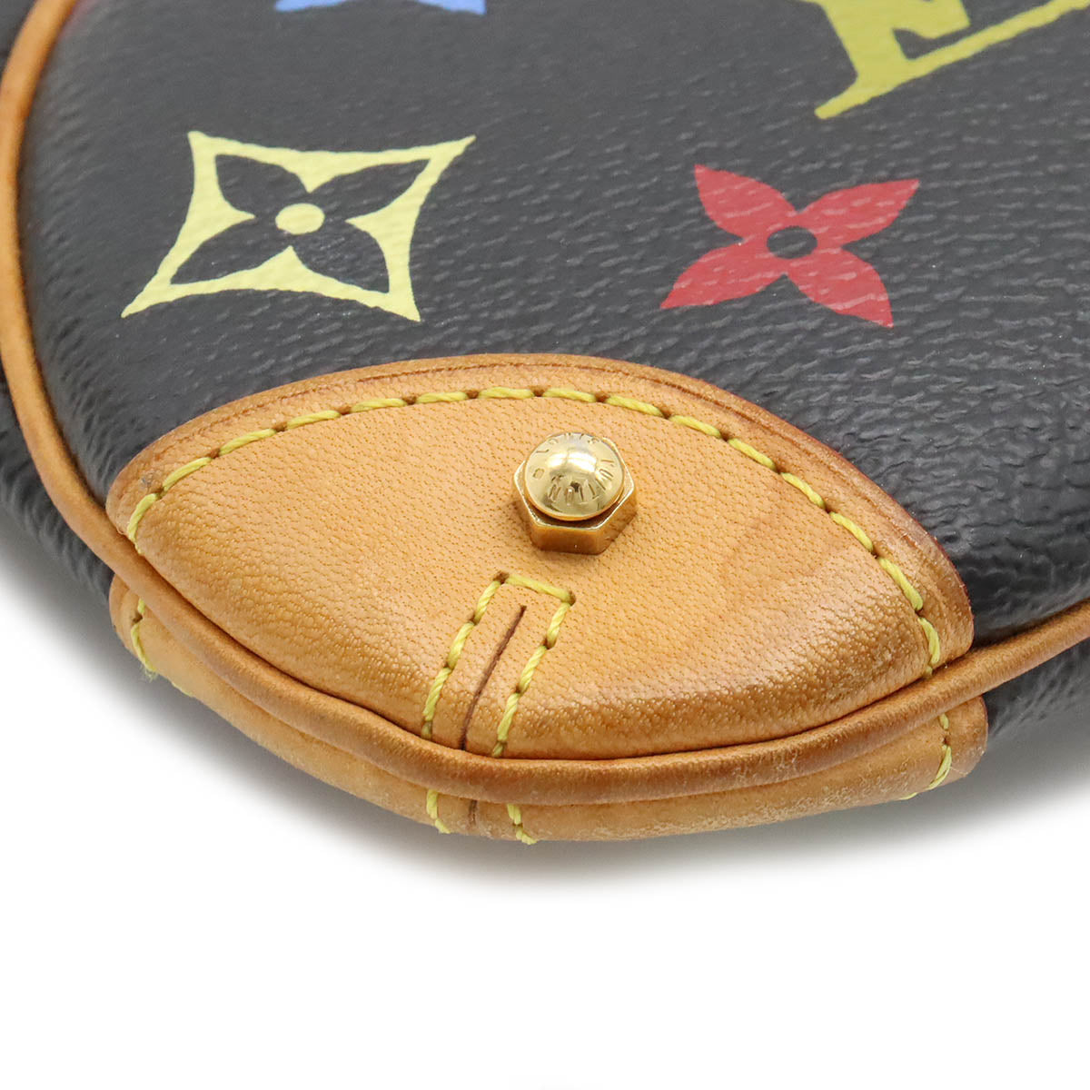 Louis Vuitton Monogram Multicolor Mila MM Accessory Pocket Noir Black M60097