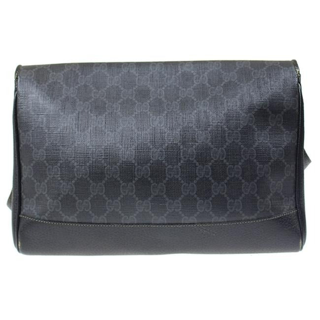 Gucci Vintage Pursesdesigner Purses Black Large G Logo Print Coated Canvas And Black Leather Hobo Ba
