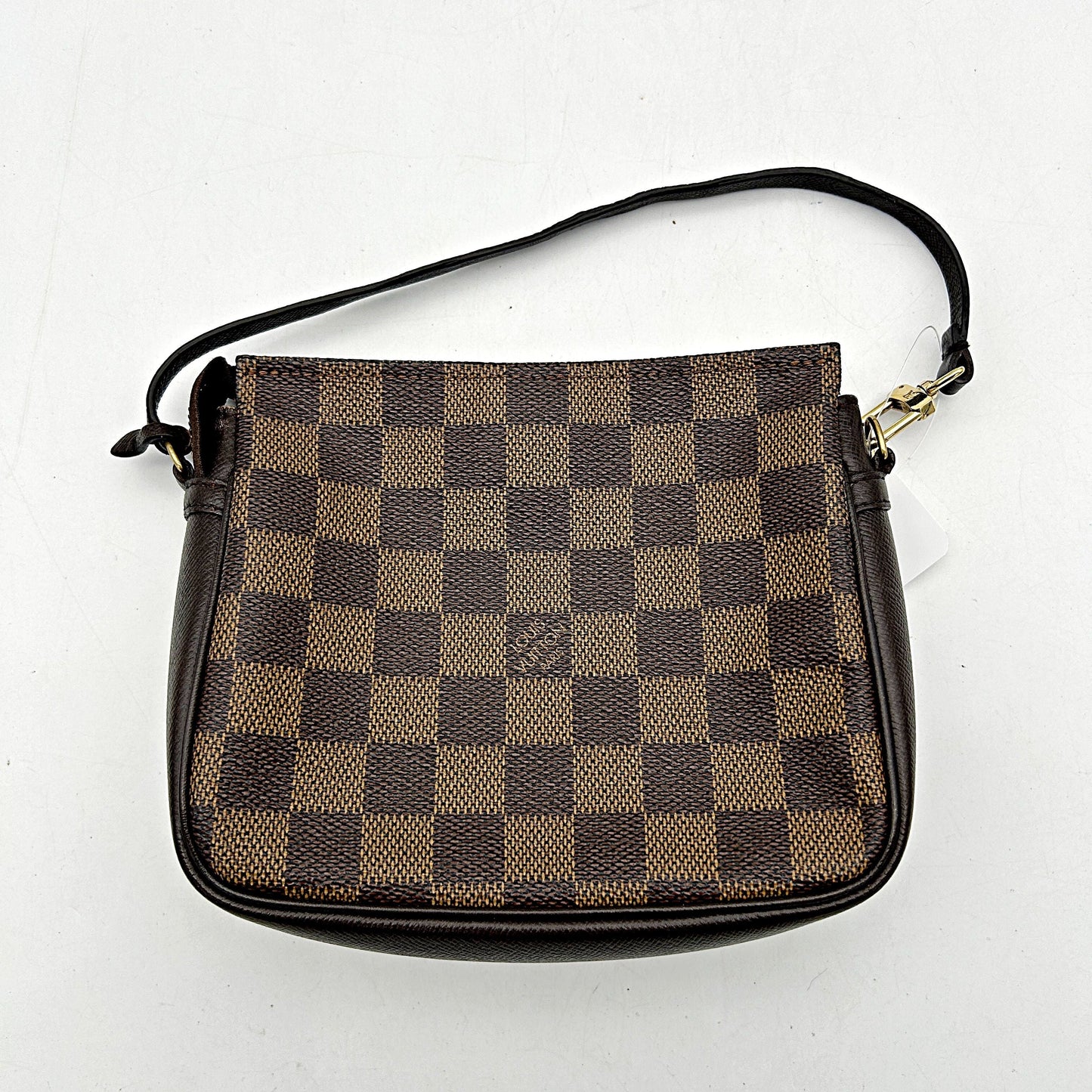 LOUIS VUITTON Damier Ebene Trousse Make Up Bag Pochette lv6937ce