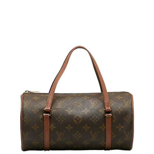 Louis Vuitton Monogram Papillon 26 houlder Bag M51366 Brown PVC Leather Lady Louis Vuitton