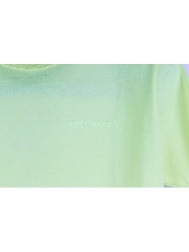 Luxury Balenciaga Trending 2026 Back logo neon short sleeve t shirt M