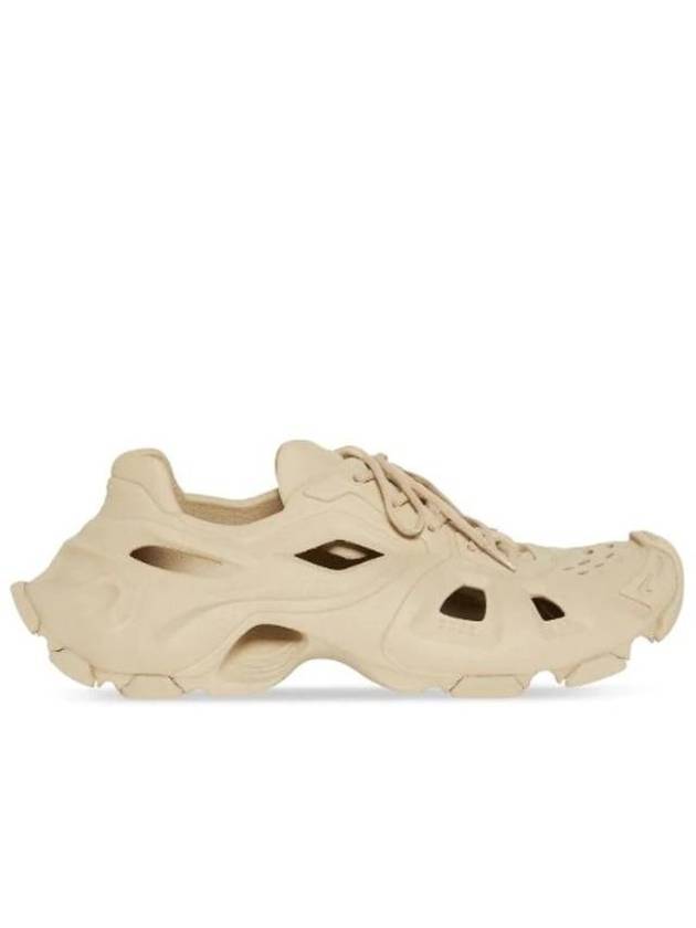 Luxury Balenciaga Trending 2026 HD Rubber Sole Cut-Out Low Top Sneakers Beige