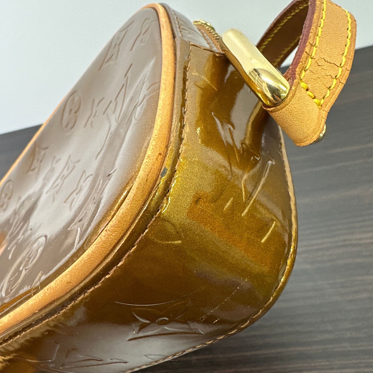 LOUIS VUITTON Monogram Vernis Christy MM Shoulder Bag LB120678