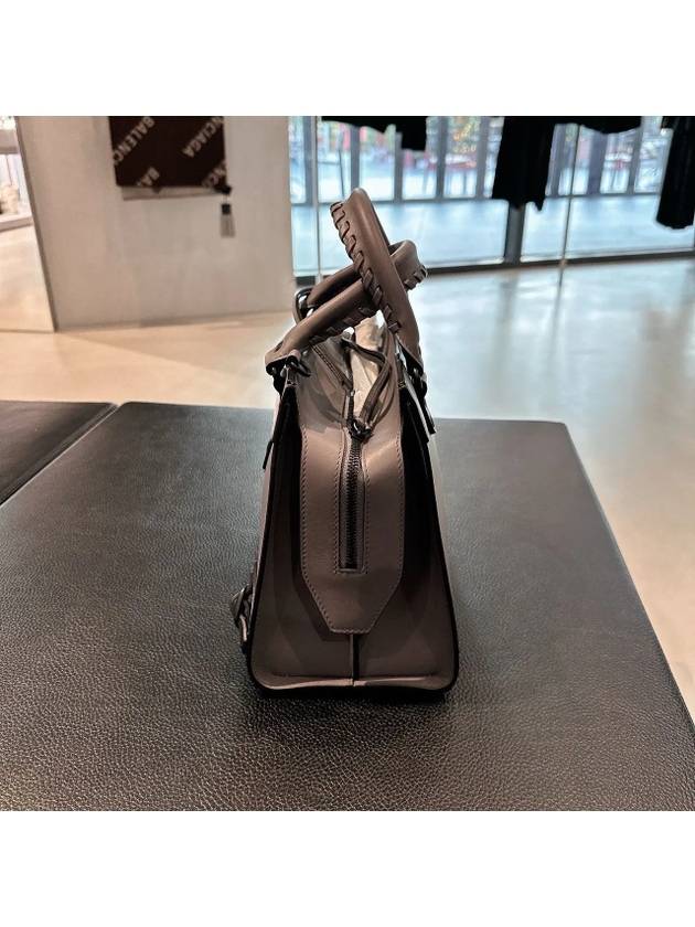 Luxury Balenciaga Trending 2026 Women s Gray Neo Classic Small Tote Bag Cross 638521 11R57 1404
