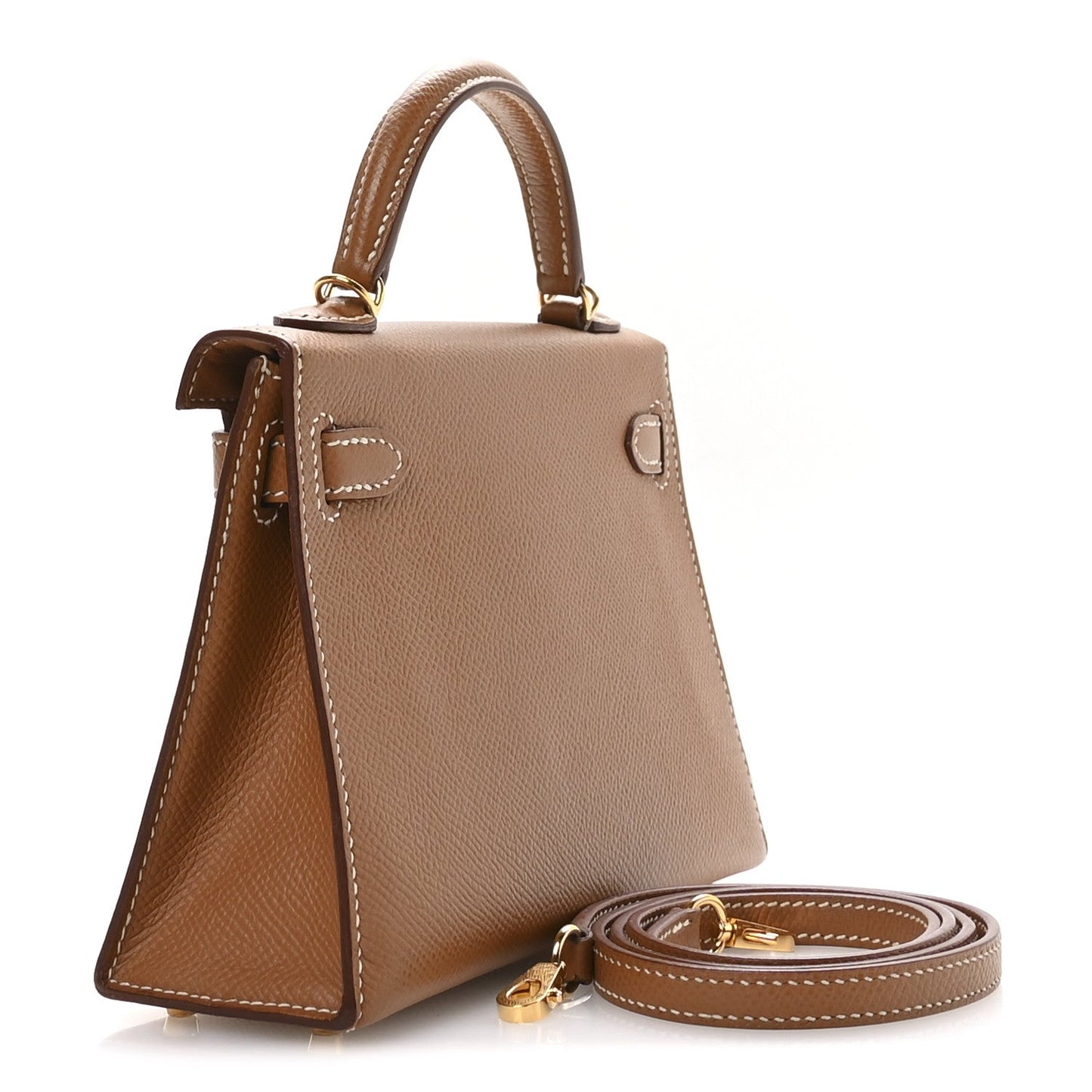 Hermes Epsom Mini Kelly Sellier 20 Gold